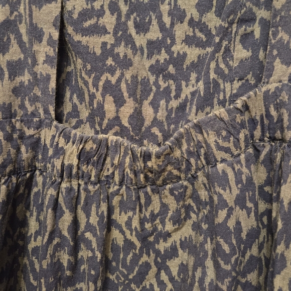 Strappy Blue Printed Dress - Picture 4 of 6